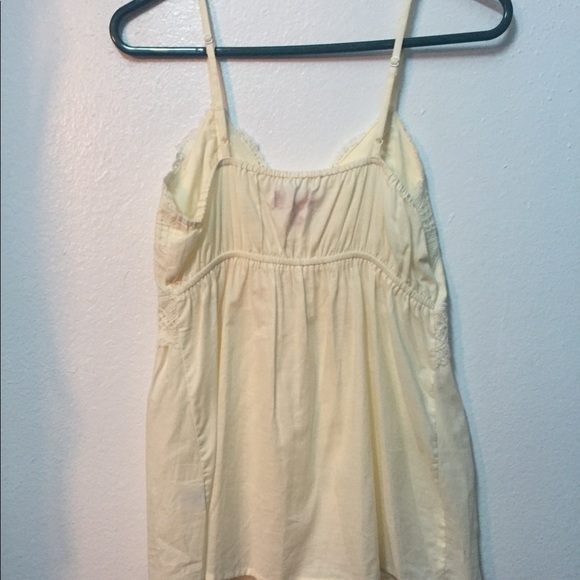Elle Cream color adjustable spaghetti strap top - Picture 2 of 5